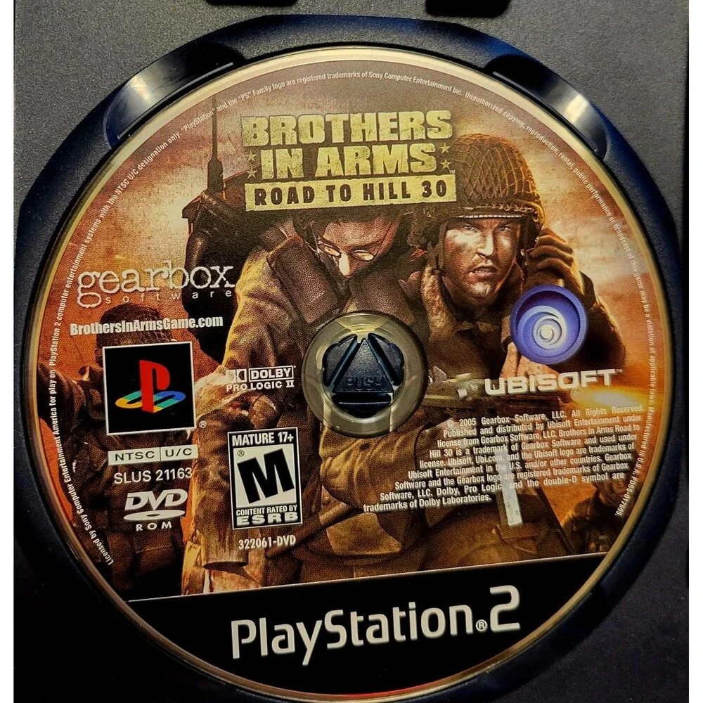 Brothers in Arms: Road to Hill 30 (Sony PlayStation 2, PS2, 2005) FAST SHIPPING